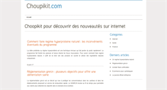 Desktop Screenshot of choupikit.com