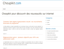 Tablet Screenshot of choupikit.com